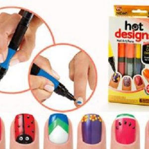 Hot Designs - Set lakova i olovaka za Nail Art