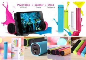 Power Jam 3u1- Zvučnik, power bank, postolje za telefon