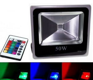 LED RGB Reflektor sa daljinskim 50W_1