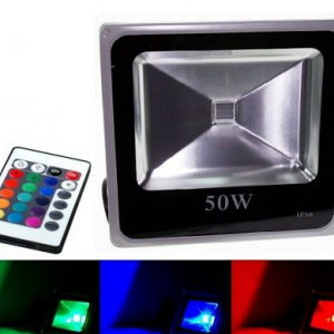LED RGB Reflektor sa daljinskim 50W_1