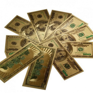 Zlatne novčanice od 100 Dolara_1