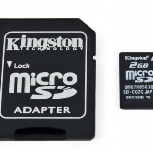 Kingston Micro SD kartica 2GB + SD adapter