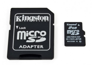 Kingston Micro SD kartica 2GB + SD adapter