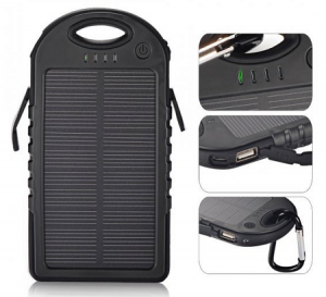Solarni vodootporni punjač mobilnih telefona - 5000mAh