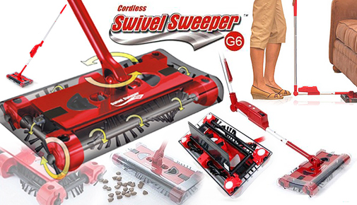 Super bežični usisivač i Aspirator - Swivel Sweeper cordlesssweepermain Super bežični usisivač i Aspirator - Swivel Sweeper