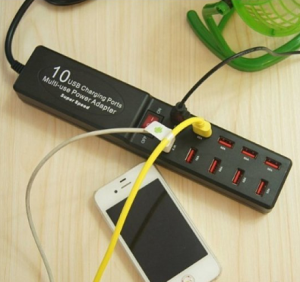 Multi punjač sa 10 USB izlaza - Produžni_2