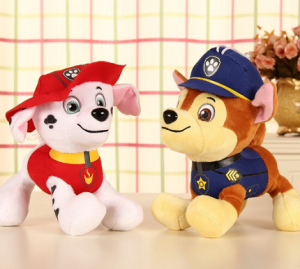Paw Patrol – patrolne šape muzička plišana igračka Chase i marshall_1