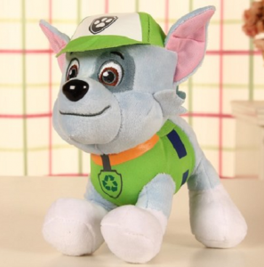 Paw Patrol – patrolne šape muzička plišana igračka Rocky_1
