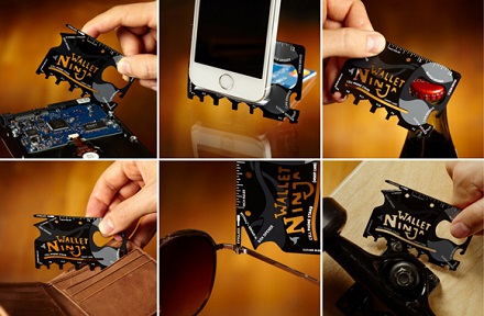 Ninja Wallet 18u1 - Multifunkcionalna alat kartica Ninja Wallet 18u1 - Multifunkcionalna alat kartica