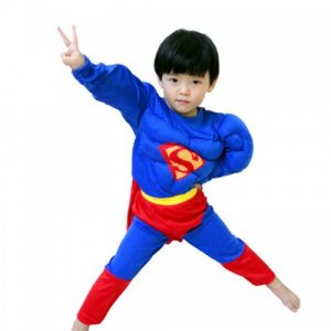 Kostim SUPERMAN sa Misicima za Decake - NOVO 2
