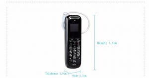 Najmanji mobilni telefon na svetu velicine handsfree MAFAM_6