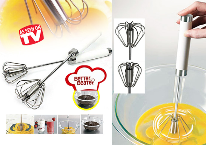 BETTER BEATER Press & Spin - Set od Dva Rucna Miksera - NOVO 3 BETTER BEATER Press & Spin - Set od Dva Rucna Miksera - NOVO 3