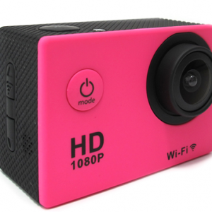 ACTION kamera Comicell 1080p Ful HD Wi-Fi 130 pink 2