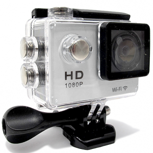 ACTION kamera Comicell 1080p Ful HD Wi-Fi 140 bela