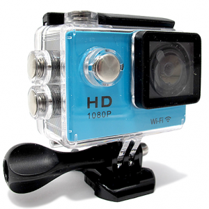 ACTION kamera Comicell 1080p Ful HD Wi-Fi 140 plava