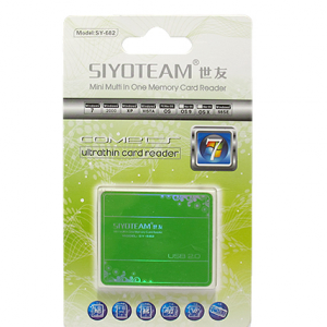 Citac kartice SYOTEAM SY-682 zeleni