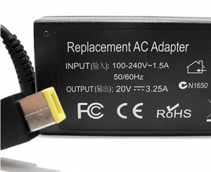 Punjac za laptop Lenovo 20V 3.25A square pin - 2