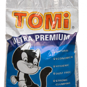 TOMI Premium bentonit posip za mačke 5kg i 10kg