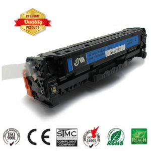 Toner Comicell CB541A-CF211A Cyan HP CP1215-CP1515-M251-M276-Canon CRG-716C-CRG-731C color laser