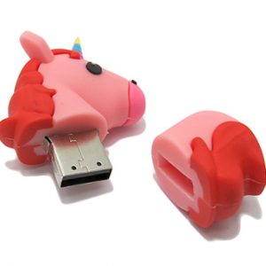 USB Flash Memorija MemoStar EMOJI unicorn roze