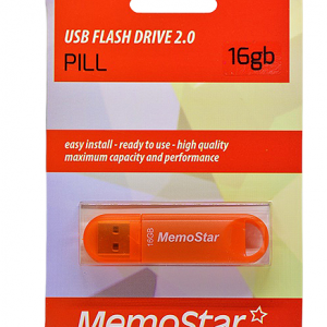USB Flash memorija MemoStar 16GB PILL narandzasta