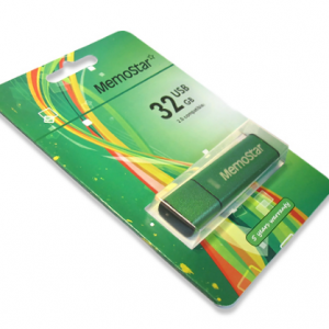 USB Flash memorija MemoStar 32GB CUBOID zelena
