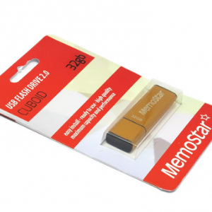 USB Flash memorija MemoStar 32GB CUBOID zlatna
