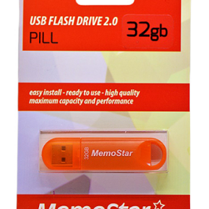 USB Flash memorija MemoStar 32GB PILL narandzasta