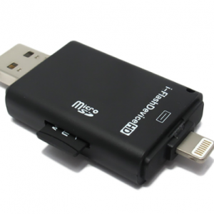 USB OTG iFlash + 16GB MicroSd crni