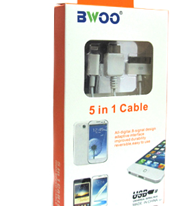 USB data kabal BWOO za lightning-micro 5in1 - 2