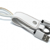 USB data kabal Pendant lightning srebrni