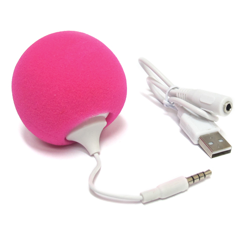 Zvucnik-mikrofon 3.5mm roze - 2