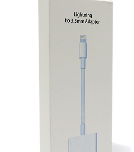 Adapter iPhone 7 na 3.5mm-charging sa kucistem beli 2