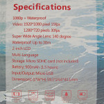 ACTION kamera Comicell X4000B FULL HD 4