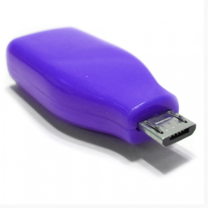 Adapter OTG micro USB ljubicasta 2