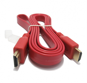HDMI kabal na HDMI 1.5m FLAT crveni 2