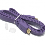 HDMI kabal na HDMI 1.5m FLAT ljubicasti
