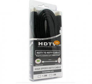 HDMI kabal na HDMI 3m FLAT crni2