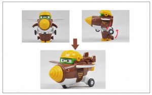 SUPER WINGS Transforming - Super Krila TODD - NOVO 5