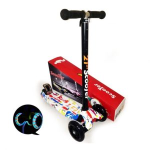 Trotinet Scooter 21st HAPPY COLOUR nosivosti 60kg - NOVO 1