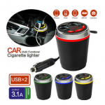 Fm transmiter 5u1- bluetooth + punjac 2xUSB + 2xLighter Ulaz_1