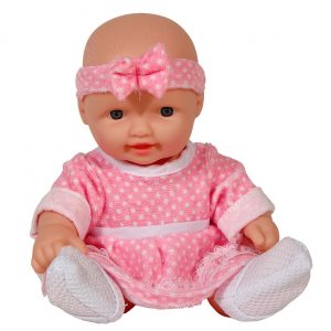 Beba u haljinici na tufnice sa trakicom 25 cm