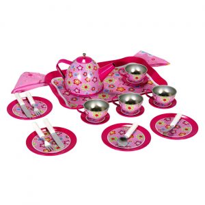 Metalni set za čaj - 25 delova