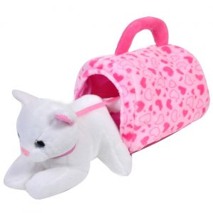 Plišana mačka sa kućicom - 21 cm