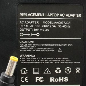 Punjac za laptop za AC 19V 7.3A 5.5x2.5 AC07730A 2