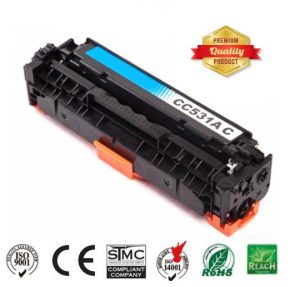 Toner PrinterMayin CC531A 304A CE411 Cyan za HP CP2025 CM2320 MFP