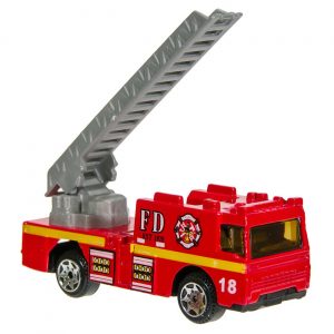 Vatrogasno vozilo sa metalnim merdavinama