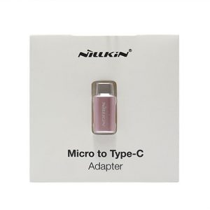 Adapter NILLKIN metalni sa micro na Type C roze 2