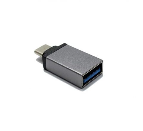 Adapter OTG Type C USB metalni sivi