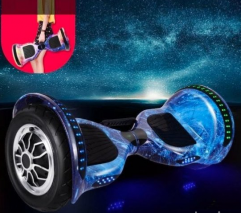 Hoverboard sa ruckom- Elektricni Skuter 10 Galaxy plavi 2